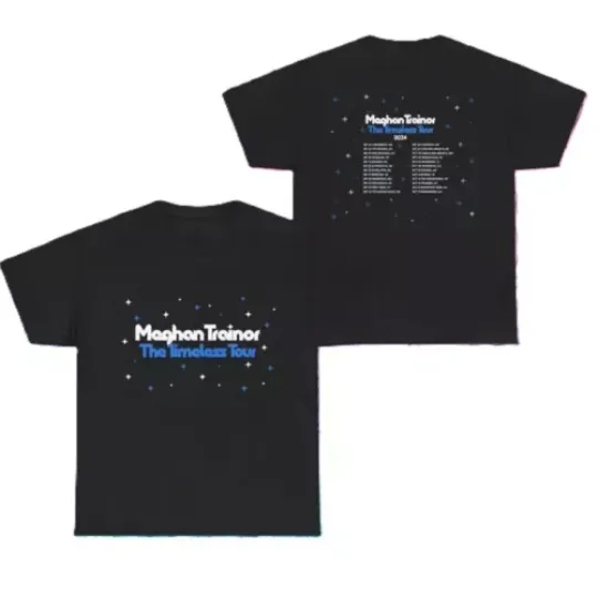 Discover Meghan Trainor The Timeless Tour 2024 T-shirt 2 sided