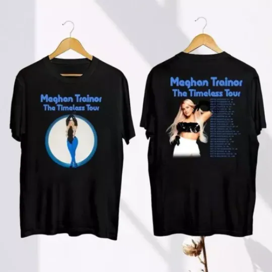 Discover Meghan Trainor Graphic Shirt, Meghan Trainor The Timeless Tour 2024 T-Shirt