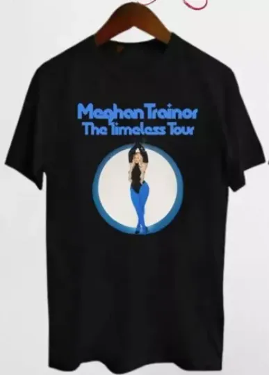 Discover Meghan Trainor Graphic Shirt The Timeless Tour 2024 T-Shirt Fan