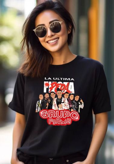 Discover Shirt -2024 Grupo Firme Tour, La Ultima Peda, Grupo Firme Merch, Concert, Eduin Caz