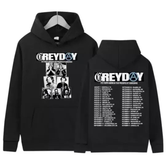 two sides hoodie 2024 music lovers, Suicideboys Grey Day 2024 Tour Print Hoodie