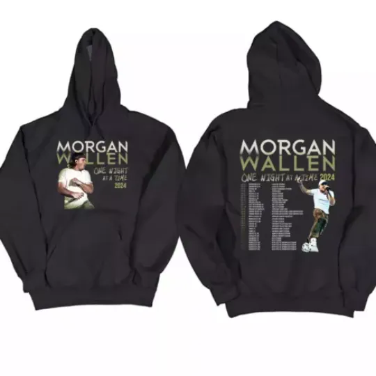 Wallen Morgan 2024 Tour One Time Night Shirt Hoodie Wallen Morgan Shirt