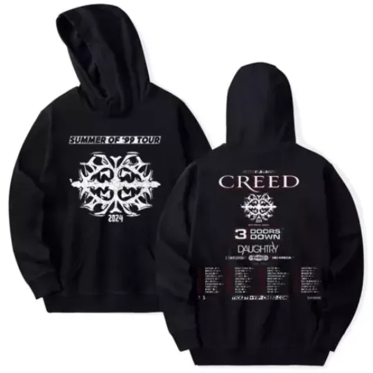 Discover Creed Summer Of 99 Tour 2024 Shirt, Creed Concert 2024 Shirt Gift For Fan