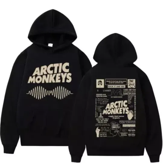 2 sides hoodie music retro, Retro Arctic Monkeys Music Tour hoodie, music fans