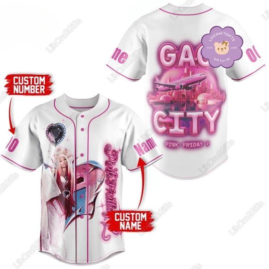 Discover Personalized Nicki Baseball Jersey, Nicky Pink Friday 2 World Tour Baseball Jersey, Gag City Jersey Shirt, Nicki Concert Baseball Shirt