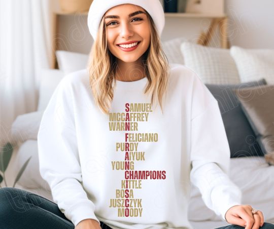 Vintage San Francisco Football Shirt, 49ers Sweatshirthirt, The Niners Shirt Retro San Francisco Football Crewneck