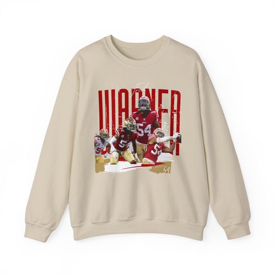 49ers Fred WARNER Sweatshirt | Warner | 49ers Sweatshirt | 49ers