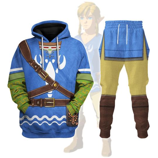 Discover Wind Waker Hero Clothes Cosplay Costume Hoodie, Legend of Zelda Sweatshirt, Tears Of The Kingdom, Zelda Totk Shirt, Zelda Sweatpants