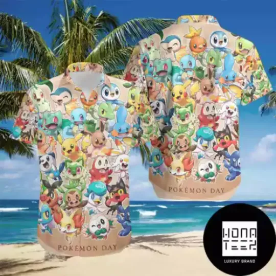 Discover Happy PKM Day 2024 Cute Fan Gifts Summer Trend Hawaiian Shirt