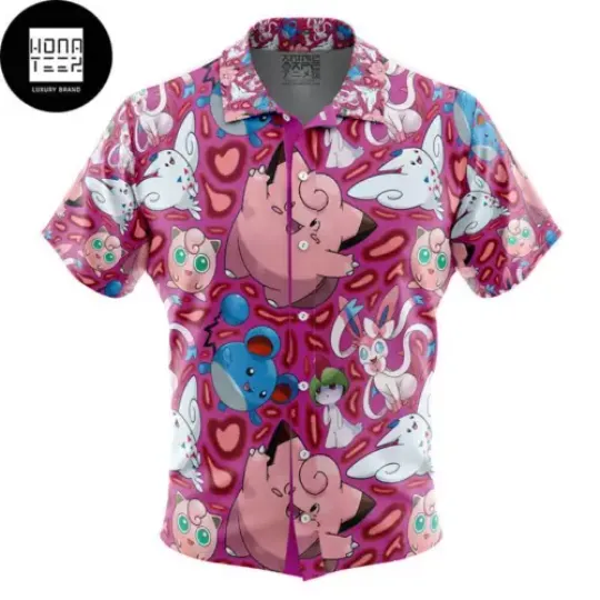 Discover Fairy Type PKM 2024 Trending Hawaiian Shirt