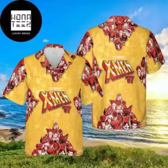 X Men 97 New Poster Back To 90s Era Fan Gifts Hawaiian Shirt