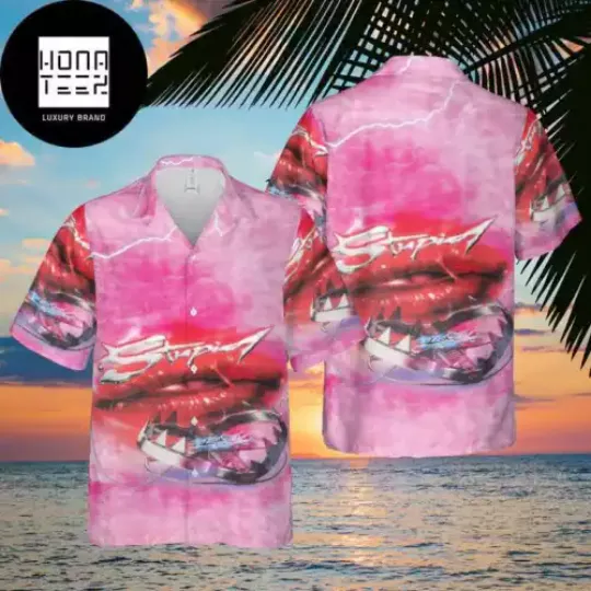 Ld ga Stupid Red Lip 2024 Trending Hawaiian Shirt