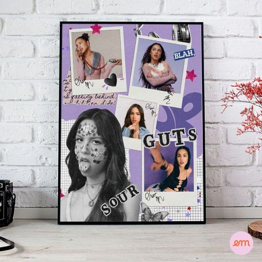 Discover Olivia Rodrigo Poster Print | Artist Poster | Music Poster |  Wall Decor | Music Gift | Room Decor
