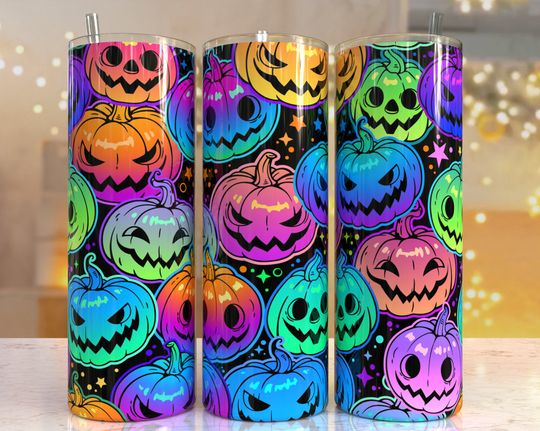 Discover Pumpkin Halloween Tumbler Design | Sublimation Designs Downloads, Digital download, 20 oz tumbler sublimations, Digital file, tumbler wrap