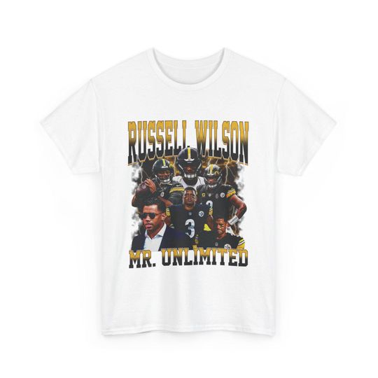 Discover Russell Wilson Mr. Unlimited VTG Retro Y2K Wrestling Entertainment Football Style Tee T Shirt