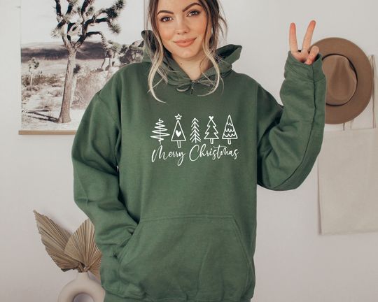Discover Christmas Tree Hoodie, Christmas Hoodie for Women, Christmas Hoodies, Pine Tree Hoodie For Women, Christmas Hoodie, Winter Gifts For Girls