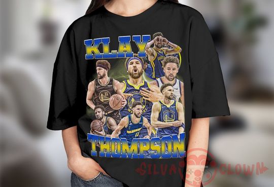 Klay Thompson 90s Basketball Bootleg Style Shirt, Basketball Graphic Tee, Retro Klay Thompson, Unisex T-Shirt, Gift