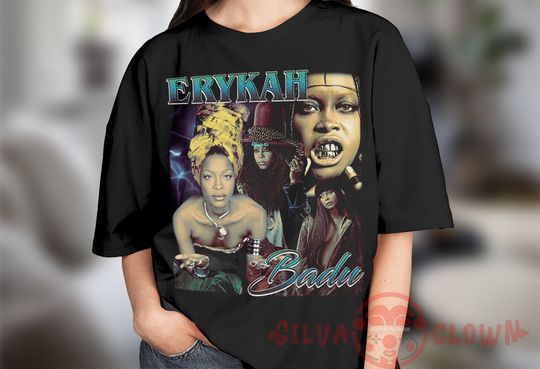 Retro Erykah Badu Shirt -Erykah Badu Tshirt,Erykah Badu T-shirt,Erykah Badu T shirt,Erykah Badu Graphic Tee,Erykah Badu Sweatshirt