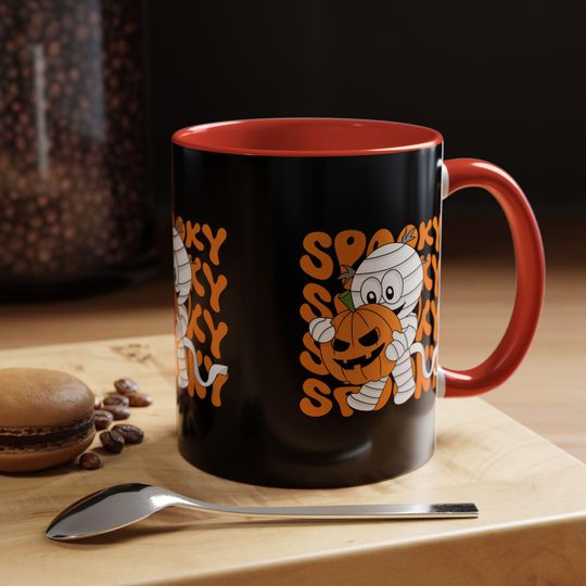 Discover Trick or Treat Mug|  Halloween Design for All Drinks| Accent Coffee Mug | Halloween Design for Every Sip