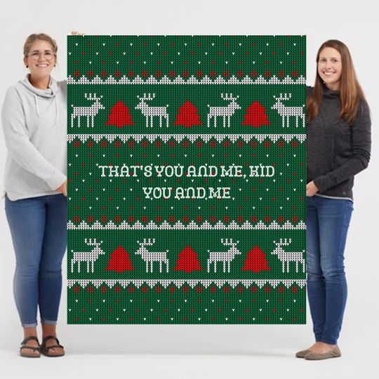 Discover Christmas Movie Quote Soft Blanket | Christmas Gifts | Gifts for Her | Gifts for Him | The Family Stone | Movie Buff