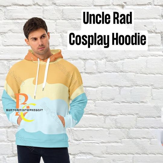 Halloween Radley Heeler Hoodie, Uncle Rad Hoodie, BlueyDad Cosplay Hoodie, BlueyDad Uncle Hoodie, Radley Heeler Gift, BlueyDad Uncle Gift