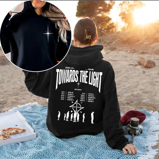 Ateez Towards The Light: Will To Power World Tour Hoodie, Ateez Will Shirt, Ateez World Tour 2024 Shirt, ATEEZ Hongjoong, Mingi, Yeosang Tee