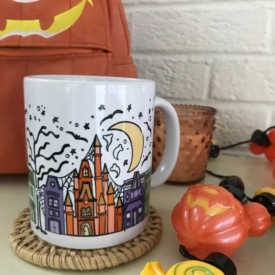 Discover Halloween on Main Street Disney Mug Halloween Castle Mug