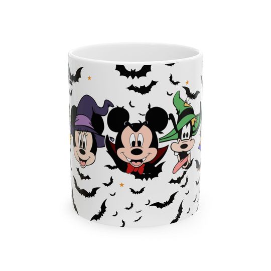 Discover Disney Halloween Coffee Cup | Disney Lovers | Disney and Friends | Halloween Decor | Halloween Party Decor | Gifts for Her