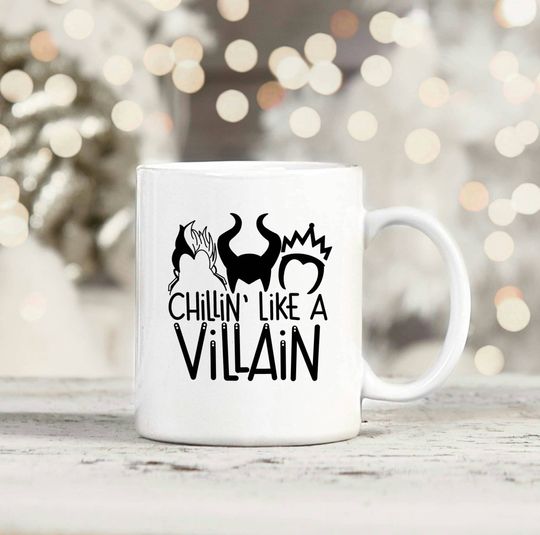 Discover Disney Villain Mug. Disney Mug. Disney Gifts. Ursula Mug. Villains. Malificent. Sleeping Beauty. Little Mermaid. Snow White
