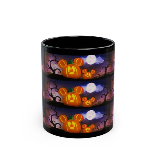 Discover Disney Halloween Black Mug