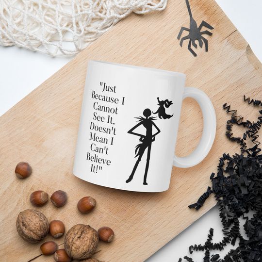 Discover Jack mug nightmare before christmas movie mug Disney vacation mug gift for her gift for him mug for Disney lover gift cute disney fan