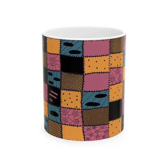 Discover The Nightmare Before Christmas Sally Patches Ceramic Mug