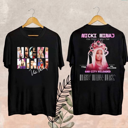Discover Nicki Minaj Fan Gift Shirt, Pink Friday 2 Nicki Minaj Tour 2024 T-Shirt, Gag City Nicki Minaj Shirt, Nicki Minaj Merch,  Nicki Minaj Rapper