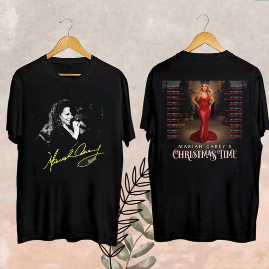 Discover Mariah Carey Fan Shirt, Mariah Carey Mariah Carey's Christmas Time 2024 Shirt, Mariah Carey's Christmas Time Fan Gift, Mariah Carey Merch