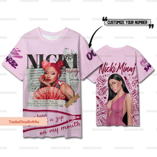Custom Nicki Minaj Shirt, Pink Friday 2 T-Shirt, Nicki Minaj Rapper Tee Shirt, Nicki Minaj 2024 Tour Tee, Nicki Minaj Merch