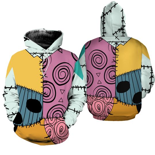 Halloween Sally Hoodie/Leggings, Nightmare Before Christmas Hoodie, Disney Women Leggings, Sally Costume Gift, Horror Workout Leggings