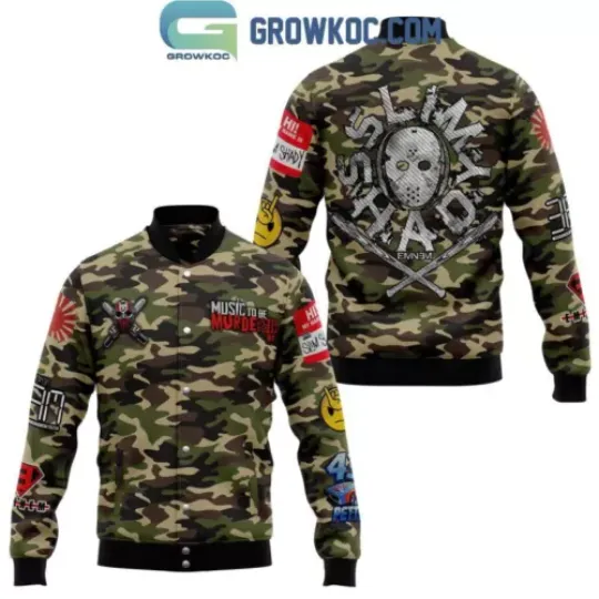 Discover Eminem Music To Be Murdered By Slim Shady Baseball Jacket