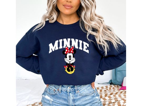 Discover Disney Crewneck Sweatshirt, Vintage Minnie Sweatshirt, Disneyland Shirt, Family Disney Shirt, Group Disney Shirt, Disney Trips Sweatshirt