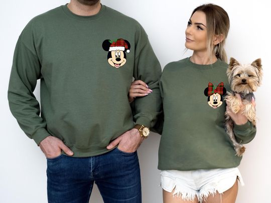 Discover Christmas Mickey And Friends Matching Sweatshirt, Disney Christmas Sweater, Christmas Family , Disney Matching Family Sweatshirt