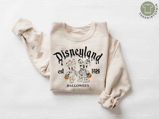 Discover Disneyland Halloween Sweatshirt, Magical Land Halloween Sweatshirt, Trendy Sweatshirt, Disneyland Shirt, Halloween Sweatshirt, Mickey Minnie