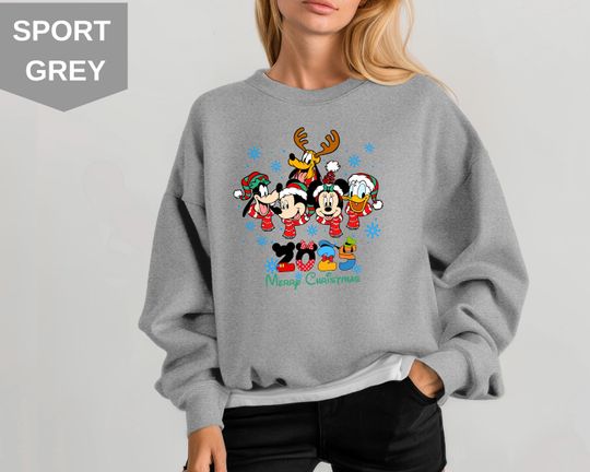 Discover 2025 Mickey's Very Merry Christmas Party Family Sweatshirts - Magic Kingdom Matching Christmas Group - Disney World or Disneyland