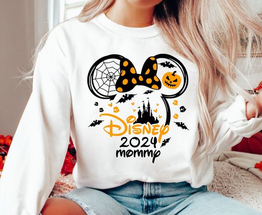 Discover Custom Disney 2024 Halloween Sweatshirt, Family Halloween Sweatshirt, Disney Trip 2024, Disney Halloween Costume, Fall Disneyland Sweatshirt