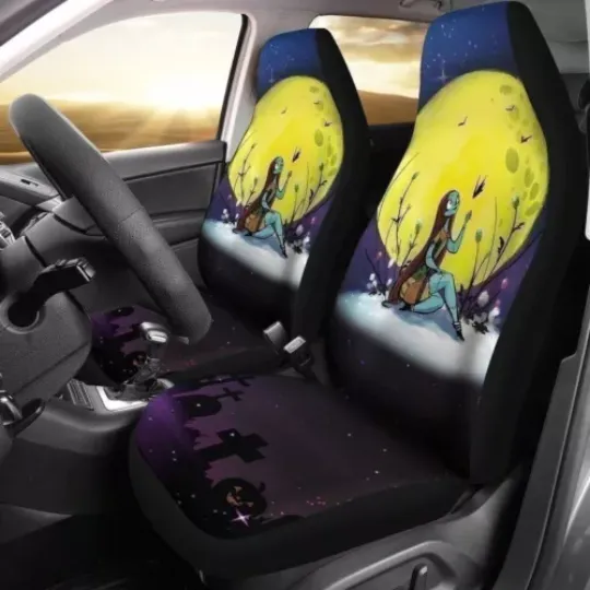 Discover The Nightmare Before Christmas Sally Halloween Moon Bats Car Seat Covers