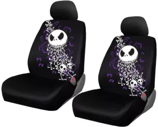 Discover Disney Nightmare Before Christmas Jack Skellington Car Seat Cover Universal Fit