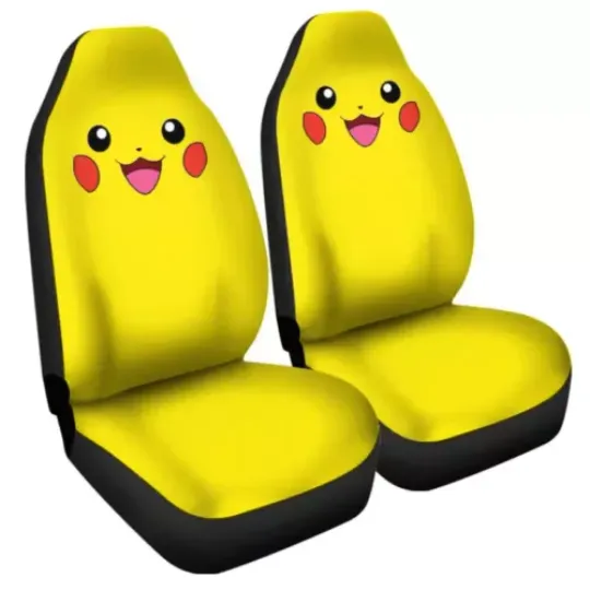 Halloween Poke Car Seat Covers Set of 2, Halloween Car Seat Cover