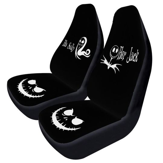 Jack Skellington Car Seat Covers | Nightmare Before Christmas Halloween Decor | Christmas Gift for Her Him