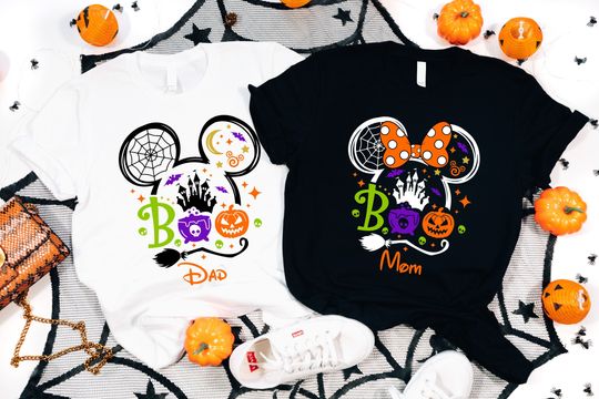Disney Boo T-Shirts,Disney Vacation Shirt,Halloween Costume,Halloween Gifts,Disney Pumpkin,Halloween Cruise,Disney Skeleton,Disney Kids Tee