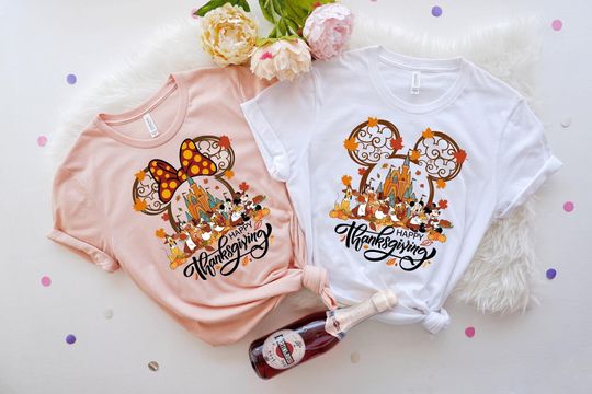 Discover Happy Thanksgiving Shirts, Disney Thanksgiving Tshirts, Thankful Tshirt, Disneyland Fall Shirts, Cute Fall Tshirt, Thanksgiving Day Tee