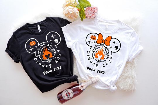 Discover Halloween Disney 2024 Shirt, Custom Disney Trip Shirts, Family Halloween Shirts, Disneyland Boo Squad Tshirt, Cute Disney Tee, Spooky Season