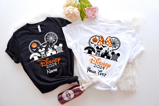 Discover Halloween Disneyland 2024 Shirts, Family Disney Trip Shirts, Custom Disney Halloween Shirts, Disney Squad Tshirts, Halloween Group Tee